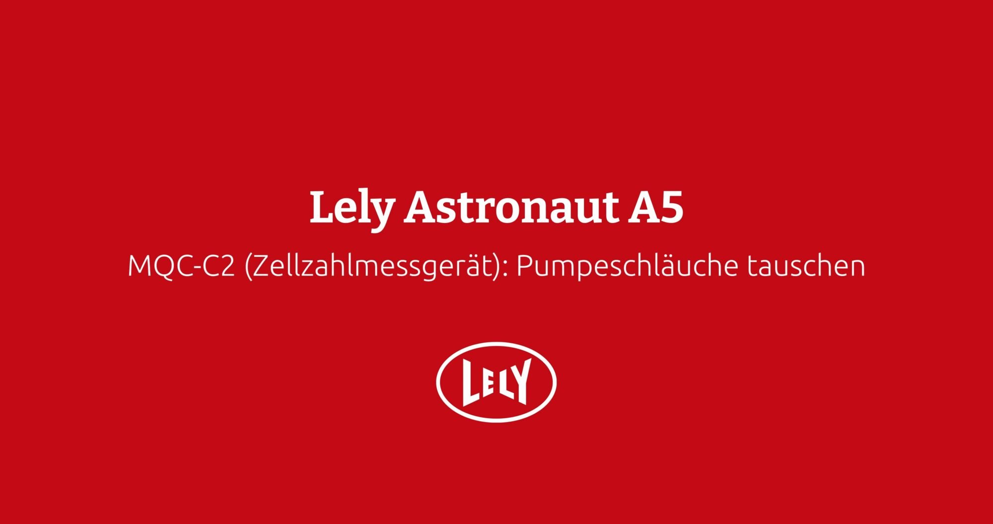 Wechsel Pumpenschlauch im Zellzahlmessgerät