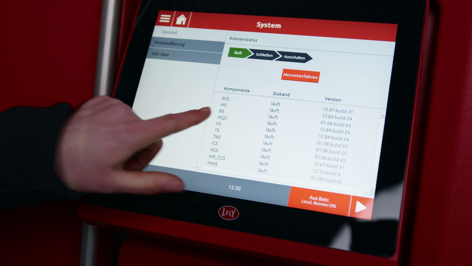 Lely Astronaut A5 Neustart