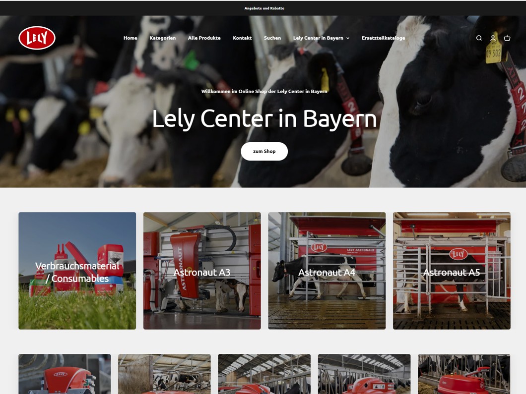 Jetzt Neu: Lely Onlineshop – Deine Ersatzteile und Verbrauchsmittel direkt zu Dir nach Hause